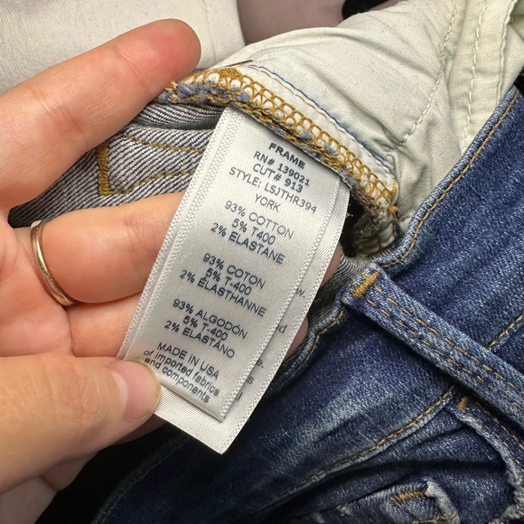 Frame Le Skinny De Jeanne Tulip Hem in York - Picture 6 of 7